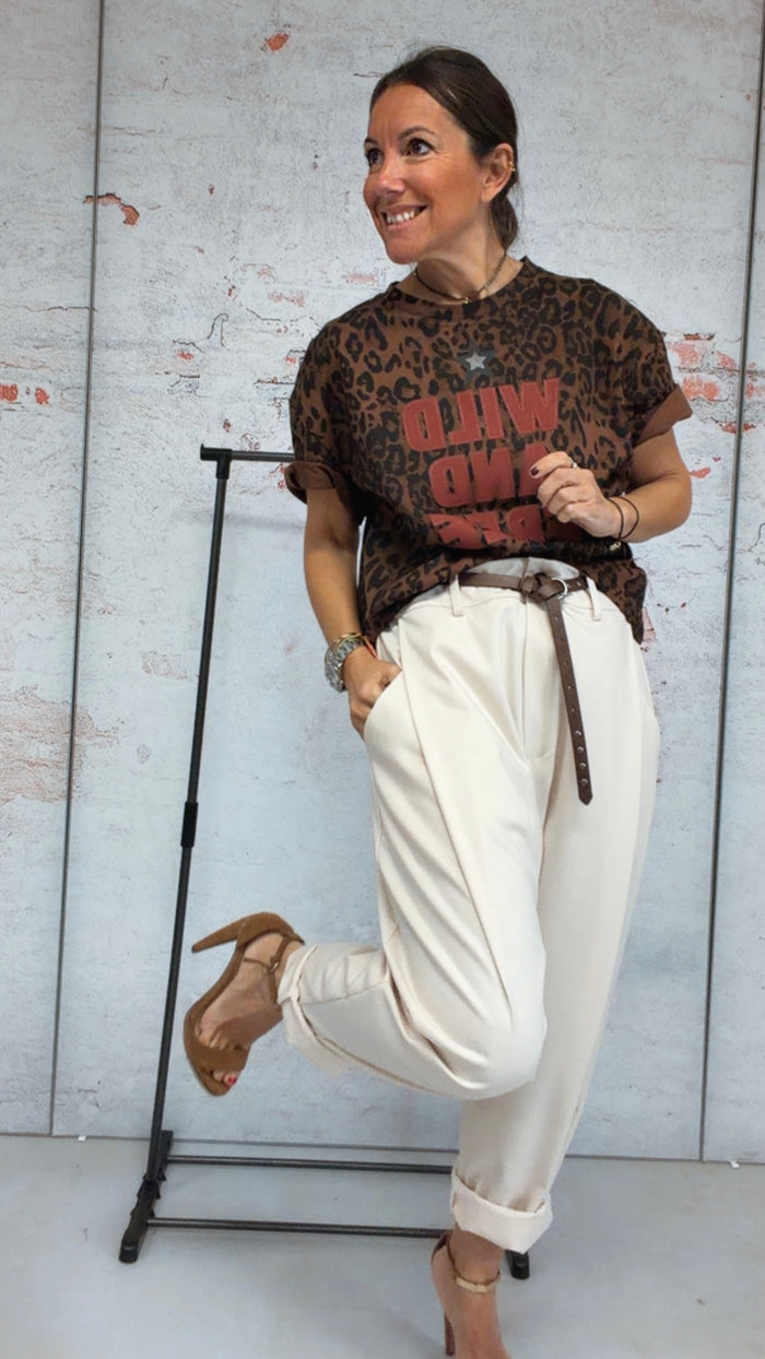 Camiseta  “wild and free”