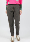 Raffaello Rossi Candy Pants in Olive available at Barbara Katz