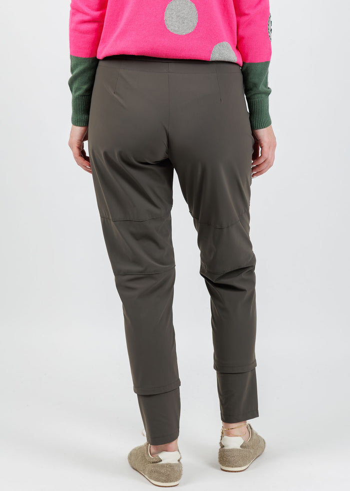 Raffaello Rossi Candy Pants in Olive available at Barbara Katz