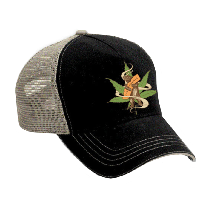 Cannabis Bear Trucker Cap