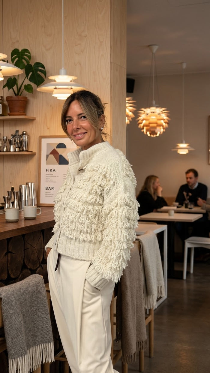 Cardigan “Fringe & cozy”