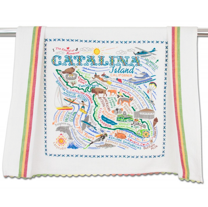 Catalina Island Dish Towel