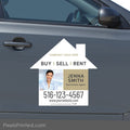 Century 21 real estate house shaped car magnets vehicle magnets PixelsPrinted