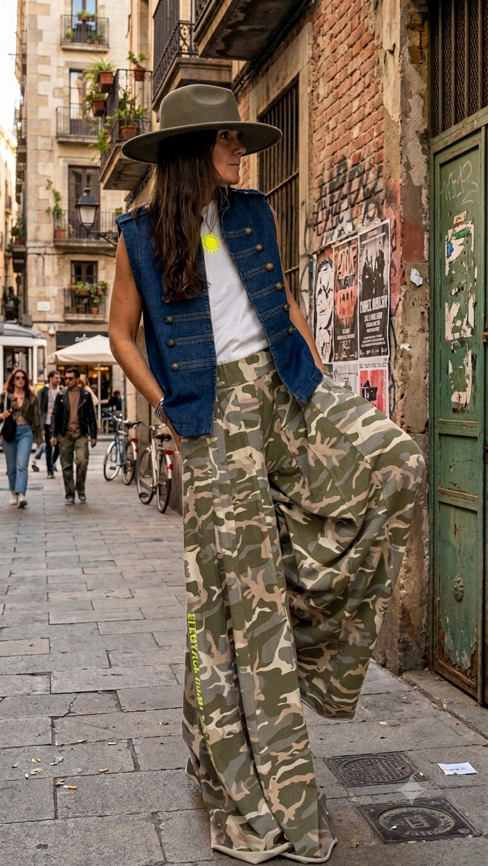 Pantalón "Army Wild" de algodón, vista completa