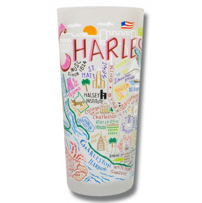 Charleston Frosted Glass Tumbler