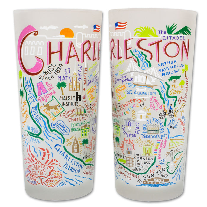 Charleston Frosted Glass Tumbler