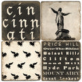 Cincinnati Drink Coasters