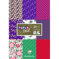 Clairefontaine Paper Touch- printed sheets- Hiver Floral - The Journal Shop