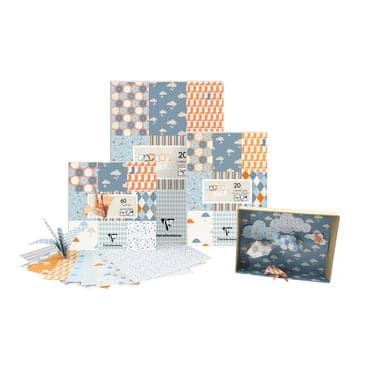 Clairefontaine Paper Touch- printed sheets- Rain Design - The Journal Shop