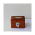 Classiky Tsuga Wood Box - Small, shown from the front.