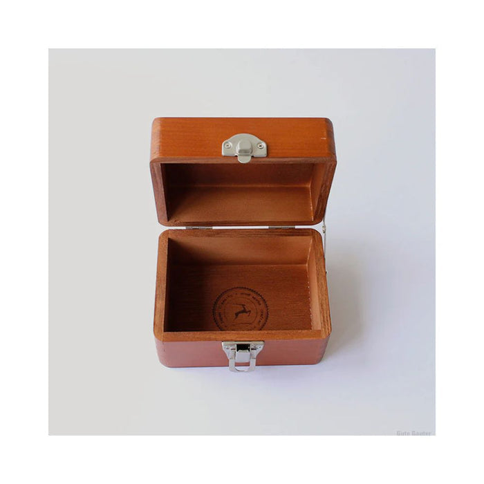 Classiky Tsuga Wood Box - Small, shown from another angle.