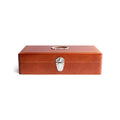 Classiky Wooden Desk Tool Box, shown from the front.