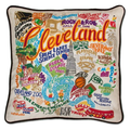 Cleveland Hand-Embroidered Pillow