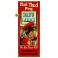 Clunk Thud Ping Custom Sign
