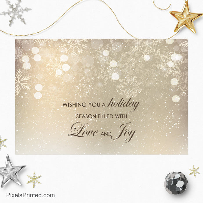 Coldwell Banker Christmas holiday postcards PixelsPrinted