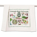Colorado State Collegiate Dish Towel