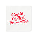 Cupid Called Valentine’s Day Cocktail Napkins, 50-Pack, 3-ply, Valentine’s Day Party Decor