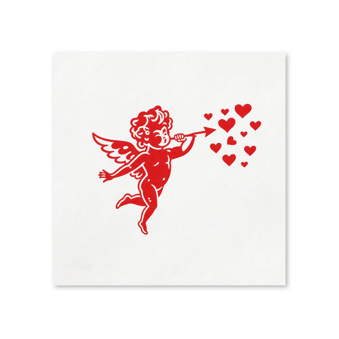 Cupid's Arrow Valentine’s Day Cocktail Napkins, 50-Pack, 3-ply, Valentine’s Day Party Decor