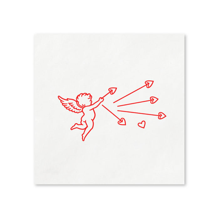 Cupid's Arrow Valentine’s Day Cocktail Napkins, 50-Pack, 3-ply Valentine’s Day Party Decor