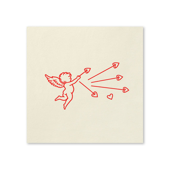 Cupid's Arrow Valentine’s Day Cocktail Napkins, 50-Pack, 3-ply Valentine’s Day Party Decor