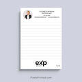 Custom eXp Realty real estate agent notepad with personalized branding