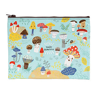 Cute Lil Mushrooms Zipper Pouch