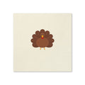 Cute Turkey Thanksgiving Napkins, 50-Pack, 3-ply, Turkey Fall Party Napkins