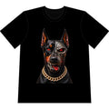 Cyber Doberman Heavyweight Graphic T-Shirt