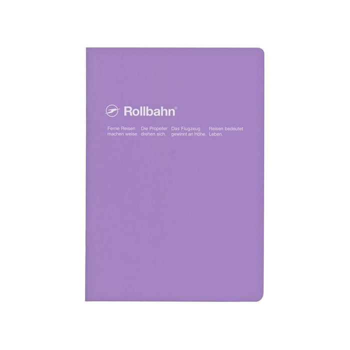 Delfonics Rollbahn Staple Bound B6 Notebook, detail view of the design.