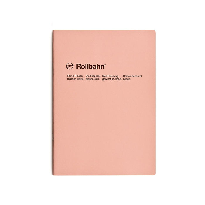 Delfonics Rollbahn Staple Bound B6 Notebook, close-up view.