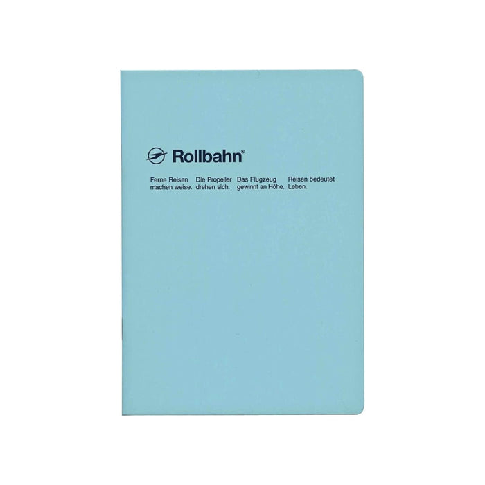Delfonics Rollbahn Staple Bound B6 Notebook, shown with its details.