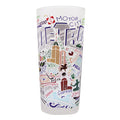 Detroit Frosted Glass Tumbler