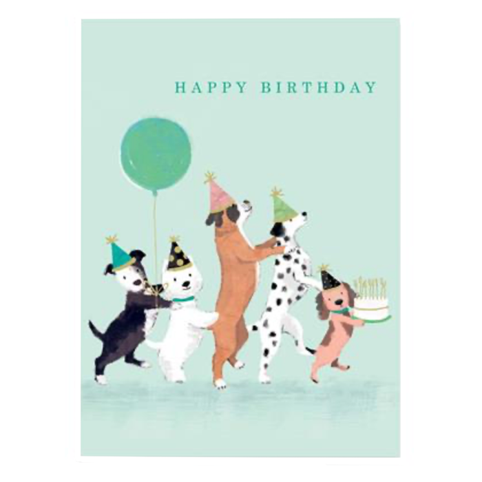 Dog Conga Card