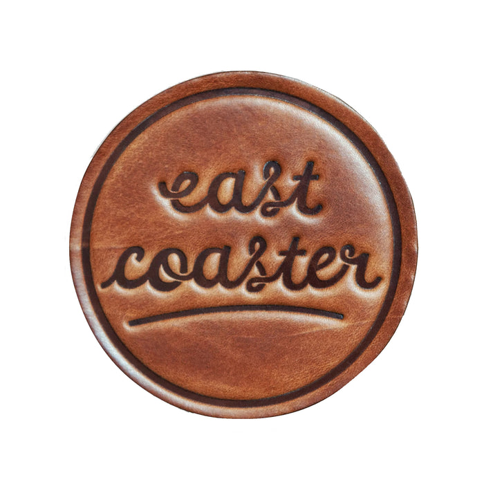 East Coaster Leather Coaster