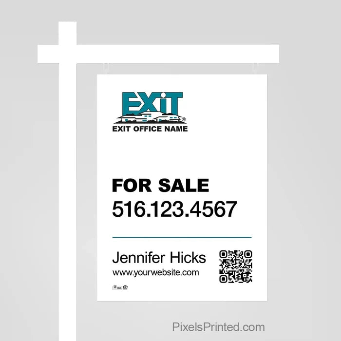 EXIT realty for sale sign panels sign panels PixelsPrinted