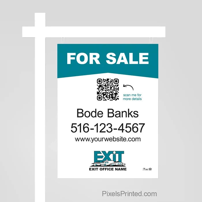 EXIT realty for sale sign panels sign panels PixelsPrinted