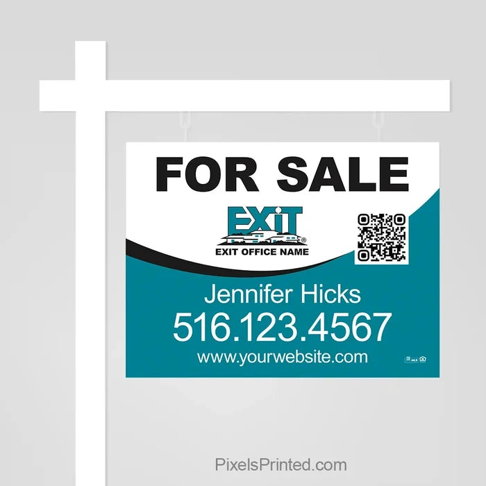 EXIT realty for sale sign panels PixelsPrinted
