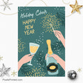 EXIT realty New Year postcards PixelsPrinted