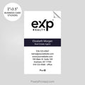 custom real estate business card stickers
