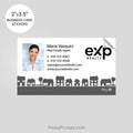 EXP realty business card stickers sticker PixelsPrinted