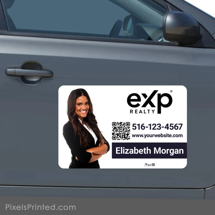 eXp Realty car magnet that helps real estate agents turn everyday driving into valuable marketing exposure.