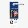 EXP realty Fourth of July door hangers PixelsPrinted