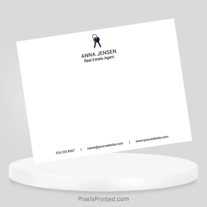 Personalized eXp Realty real estate notecard for thank you notes, referrals, client appreciation, and thoughtful follow-up.