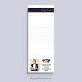 eXp Realty Things to Do realtor notepad with headshot and contact information