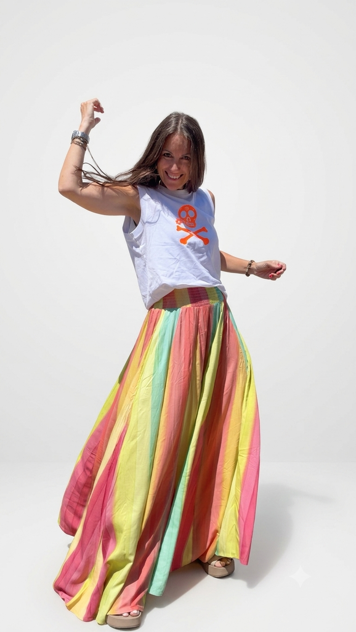 Falda “Formentera Sunset”