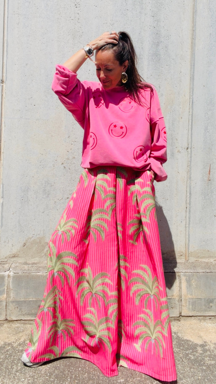 Falda “tropicool” 💕 con pañuelo a conjunto