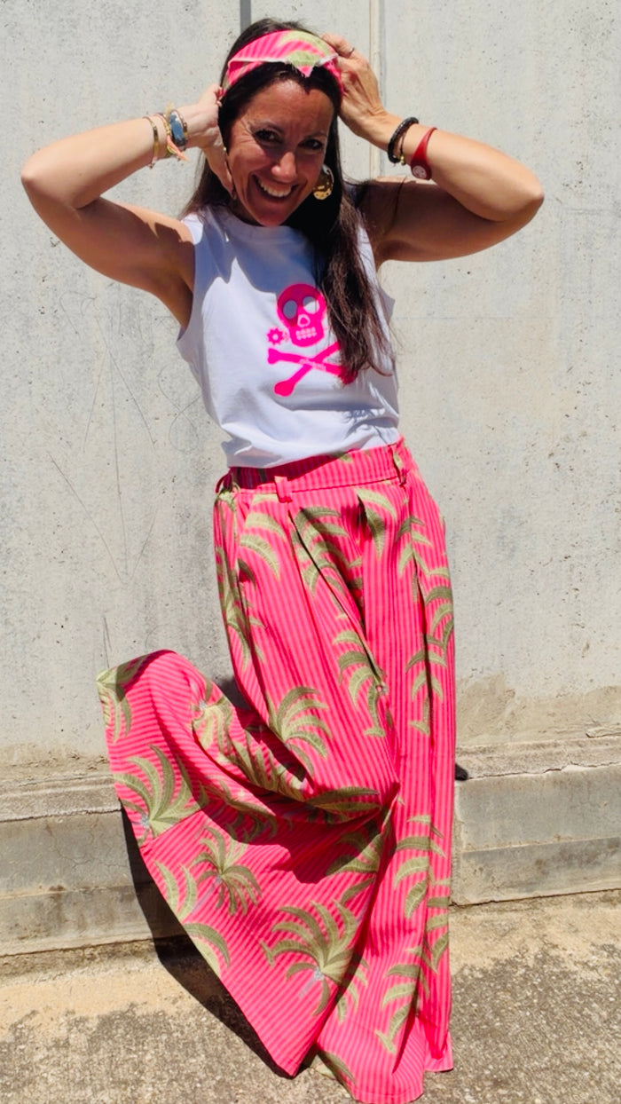 Falda “tropicool” 💕 con pañuelo a conjunto