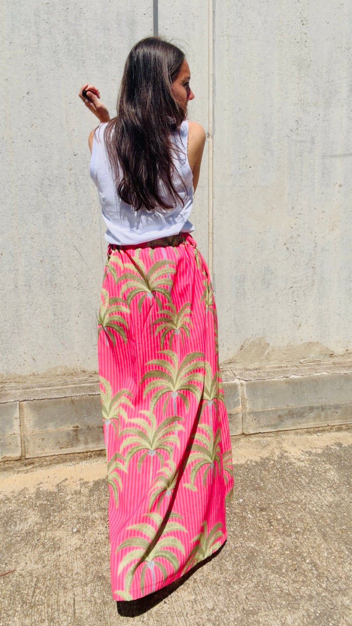 Falda “tropicool” 💕 con pañuelo a conjunto