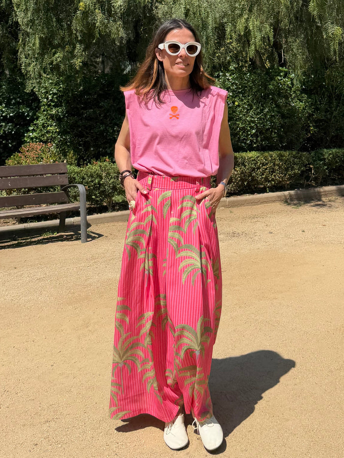 Falda “tropicool” 💕 con pañuelo a conjunto