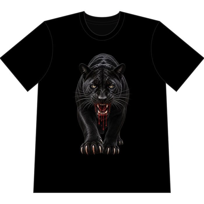 Feral Panther Tee Heavyweight Vintage Graphic T-Shirt